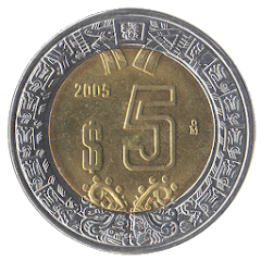 5 pesos